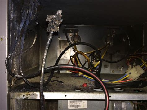 electric stove wiring burned out